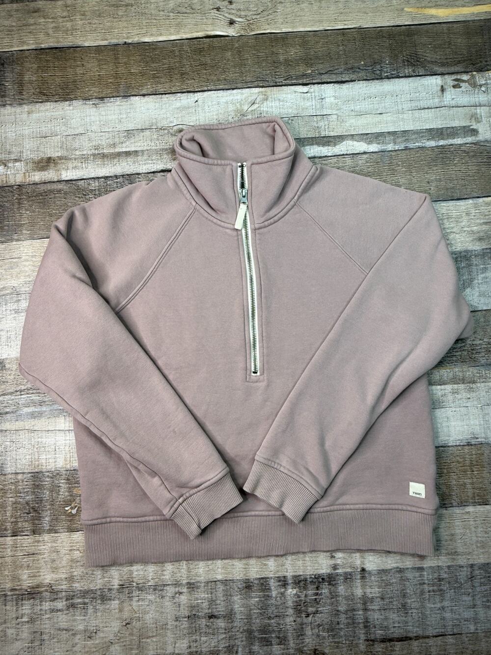 Vuori Womens XS Half Zip Restore Mock Neck Sweatshirt Dusk Casual Outdoor VW233